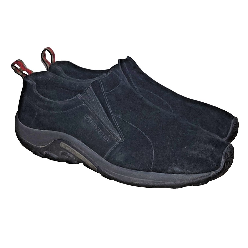 Merrell Jungle Moc Men's Sz 13 Midnight Black Slip on Hiking Casual Shoe J60825